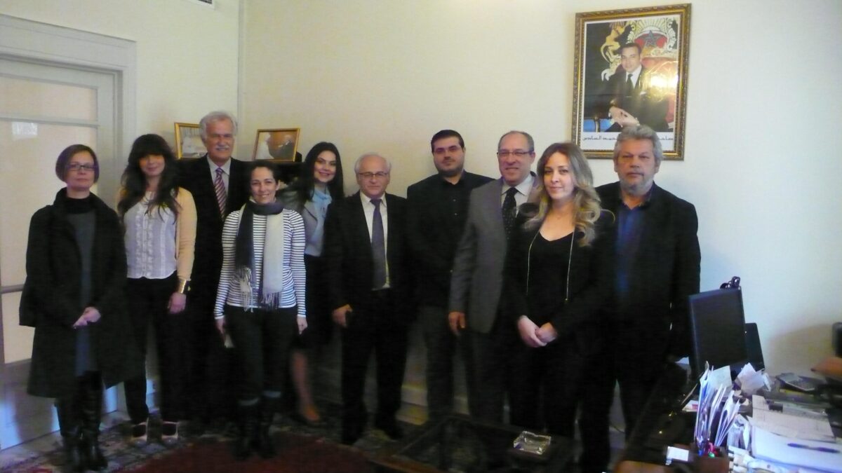 Αντιπροσωπεία του ΟΡΦΕΟ και βουλευτές   ΣΥΡΙΖΑ στην πρεσβεία του Μαρόκου