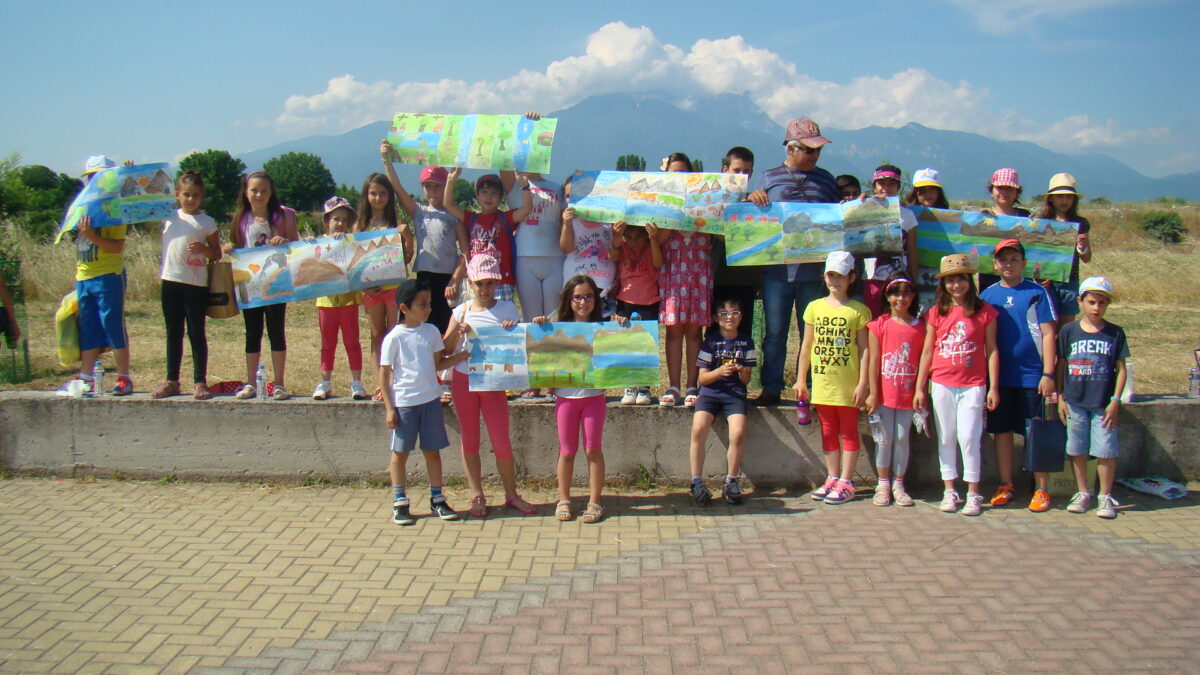 Τα παιδιά ζωγράφισαν πως φαντάζονται το ποτάμι της πόλης