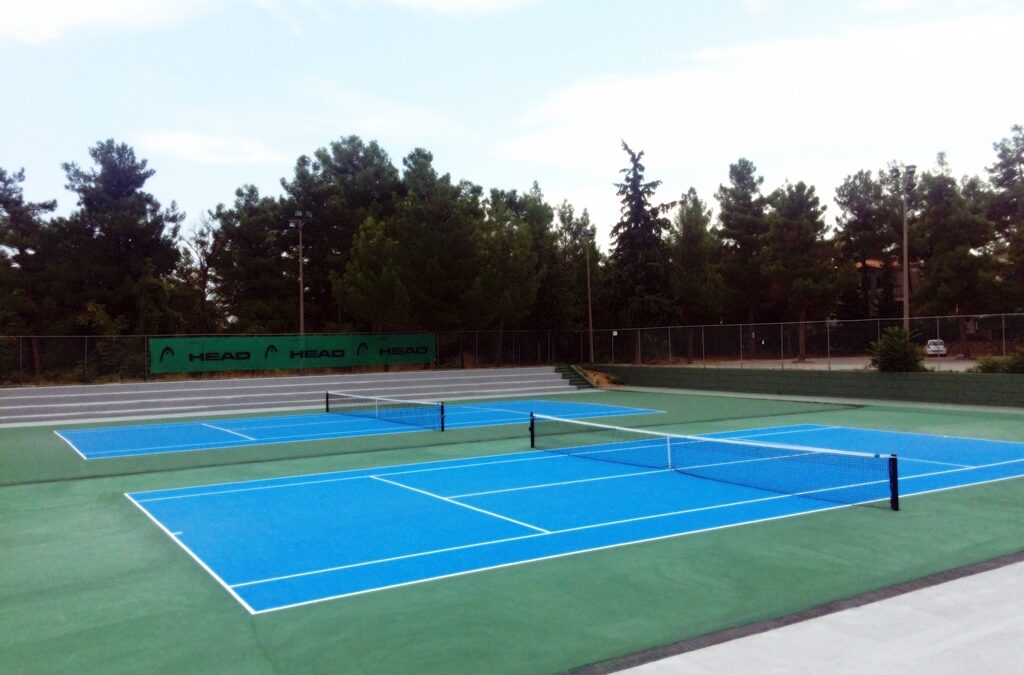 Ολοκληρώθηκε η ανάπλαση τεσσάρων γηπέδων τέννις στο Λιτόχωρο