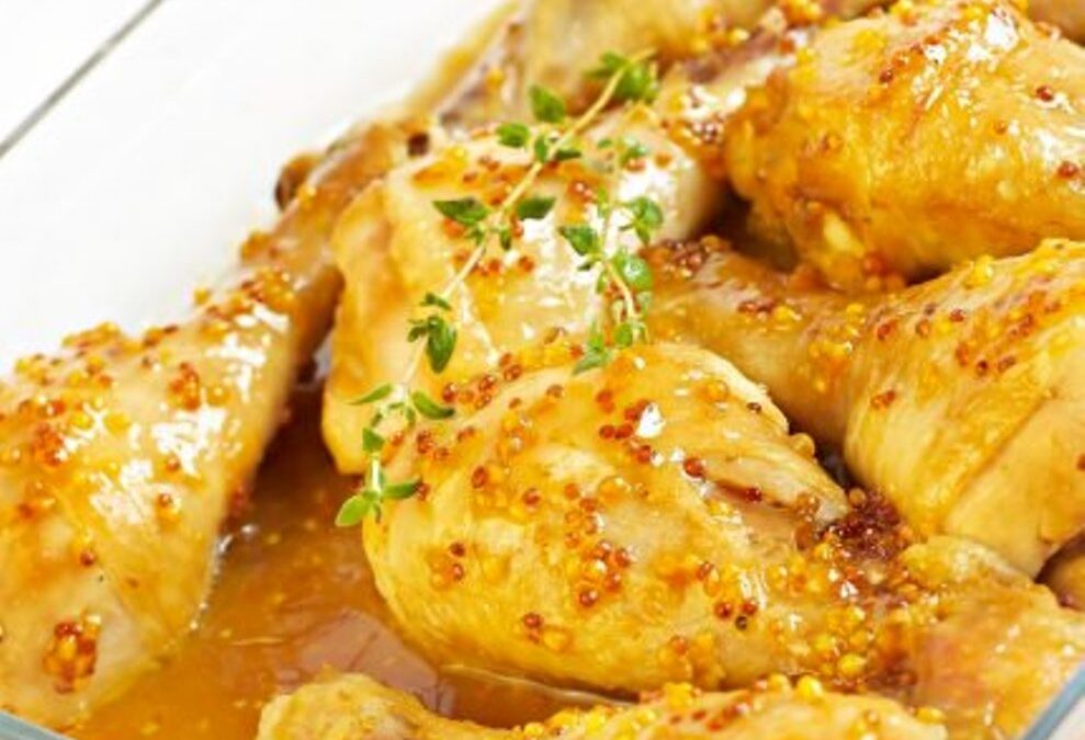 Η συνταγή της ημέρας: Μπουτάκια κοτόπουλου με σάλτσα μουστάρδας