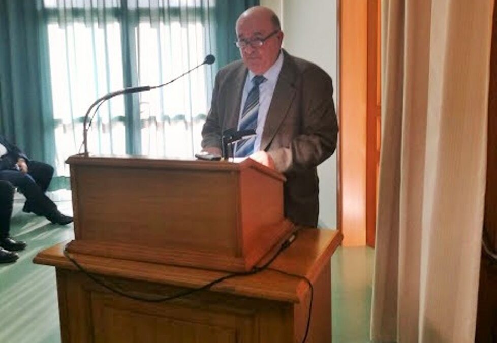 Η ομιλία του Δ. Προκοπίδη, εκπροσώπου Ποντιακών Συλλόγων Πιερίας στο Φιλολογικό Μνημόσυνο προς τιμήν του Ελευθέριου Ελευθεριάδη