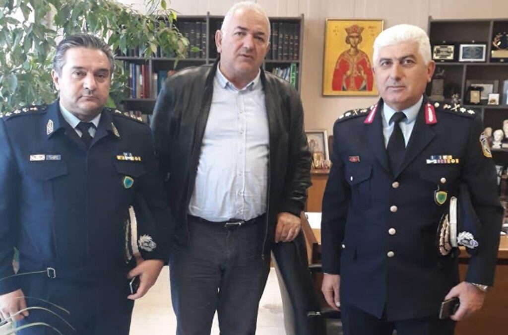 Με τον Δήμαρχο Κατερίνης Σάββα Χιονίδη συναντήθηκε ο νέος Γενικός Περιφερειακός Αστυνομικός Διευθυντής Κεντρικής Μακεδονίας Μιλτιάδης Πουρσανίδης