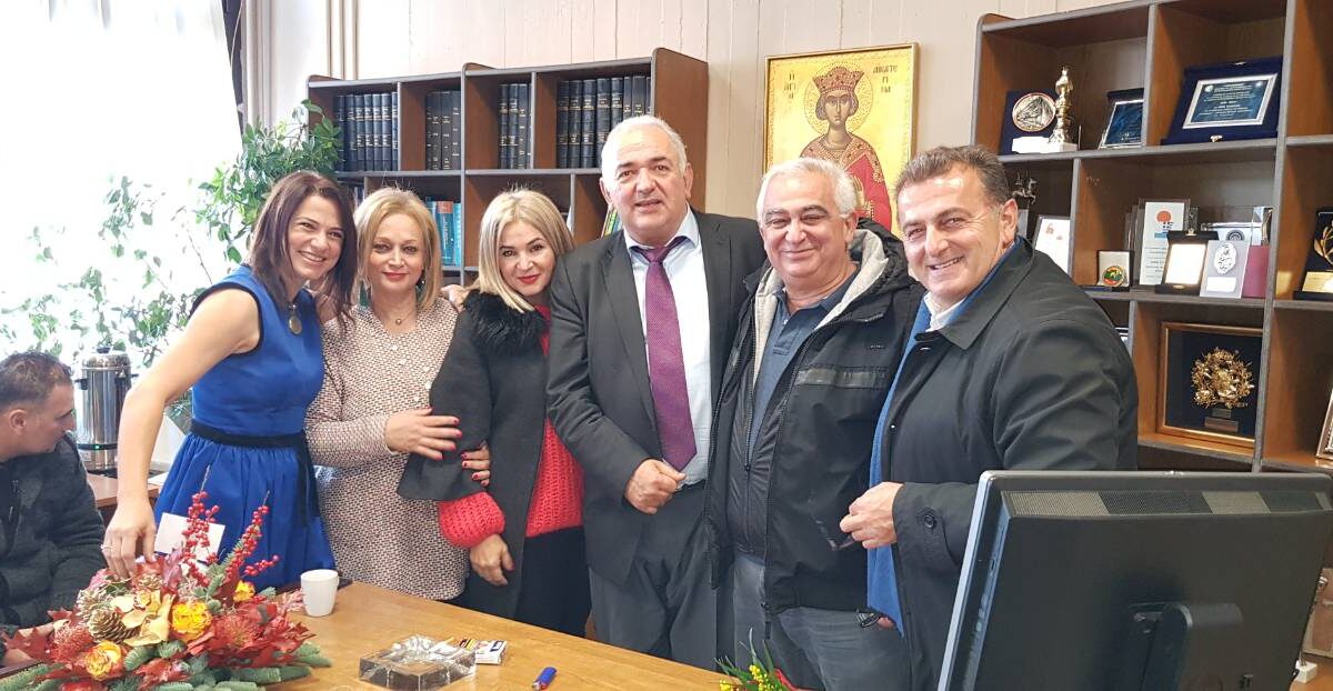 Ευχές για τη γιορτή του δέχθηκε ο Δήμαρχος Κατερίνης Σάββας Χιονίδης