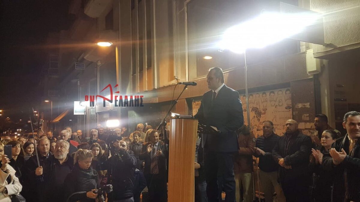 Θανάσης Λιακόπουλος – ομιλία: «Απόψε μας δίνετε την εντολή να διεκδικήσουμε και να κερδίσουμε τις εκλογές»