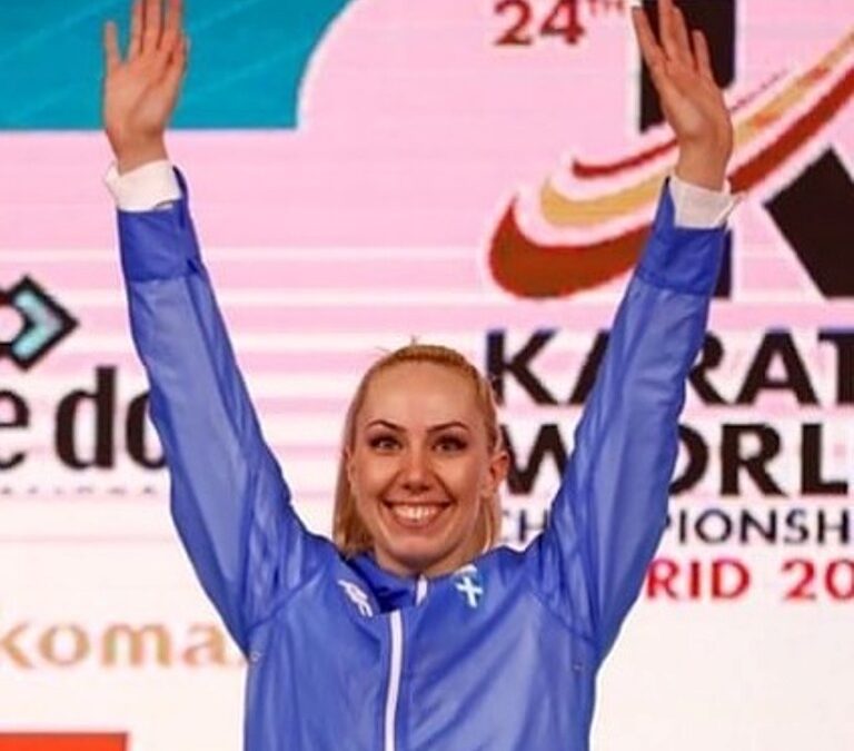 Συγχαρητήριο Δημάρχου Κατερίνης για την κατάκτηση του χάλκινου μεταλλίου από την Έλενα Χατζηλιάδου στους Ευρωπαϊκούς Αγώνες, που διεξήχθησαν στο Μινσκ
