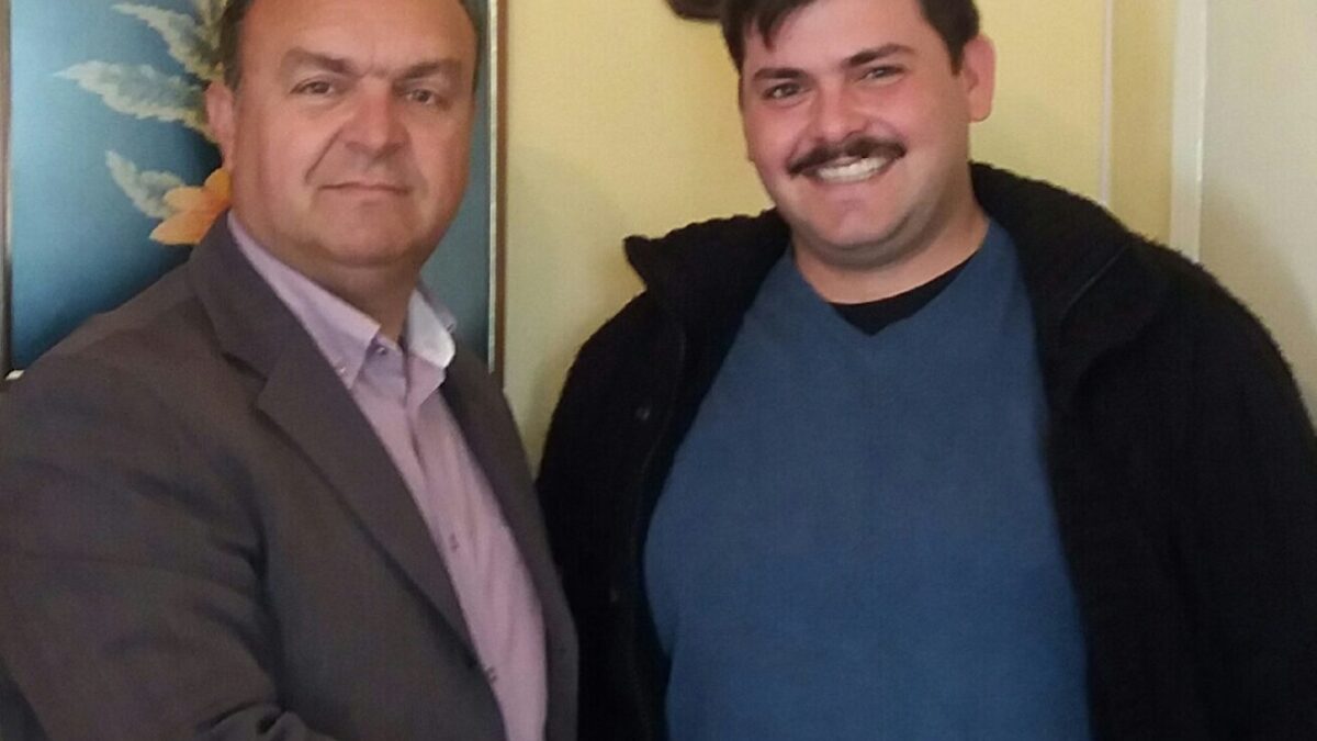 Ο Αλέξανδρος Δημήτριος Παρασχόπουλος υποψήφιος δημοτικός σύμβουλος με τον Δημήτρη Ζαφείρη