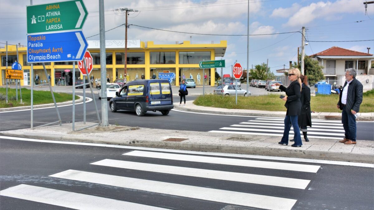Πιερία: Ολοκληρώθηκαν οι εργασίες μήκους 100 χλμ. στον παράπλευρο οδικό άξονα της Εθνικής Οδού