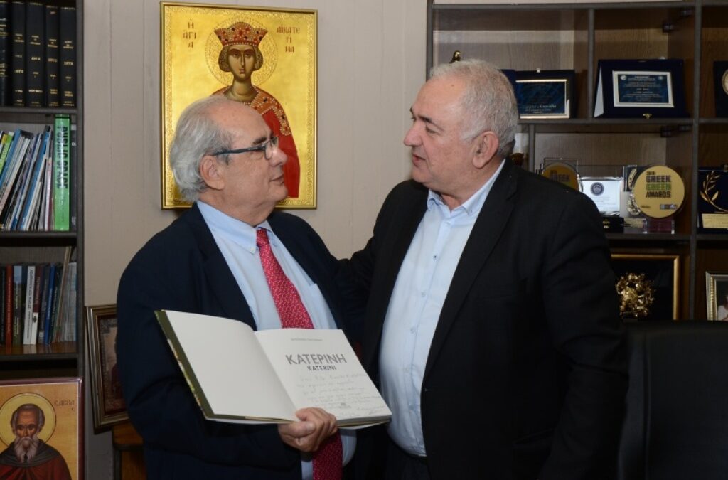 Συνάντηση του Δημάρχου Σάββα Χιονίδη με τον υποψήφιο Ευρωβουλευτή Βασίλη Μιχαλολιάκο