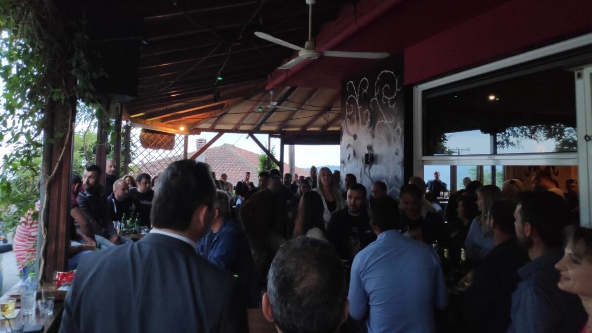 Η προεκλογική ομιλία του Θανάση Λιακόπουλου στη Ρητίνη