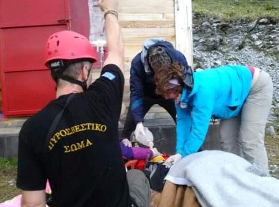 Όλυμπος: Δυο τραυματισμένοι ορειβάτες μεταφέρθηκαν με super puma στη Θεσσαλονίκη (ΦΩΤΟ)