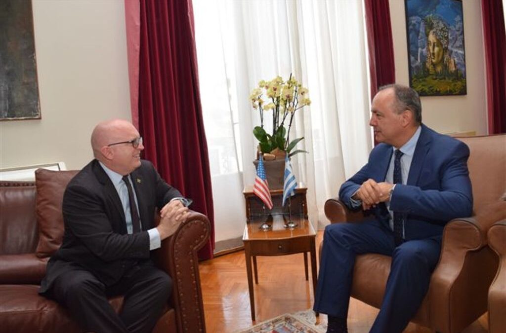 Με τον υφυπ. Εξωτερικών των ΗΠΑ συναντήθηκε ο υφυπουργός Μακεδονίας-Θράκης