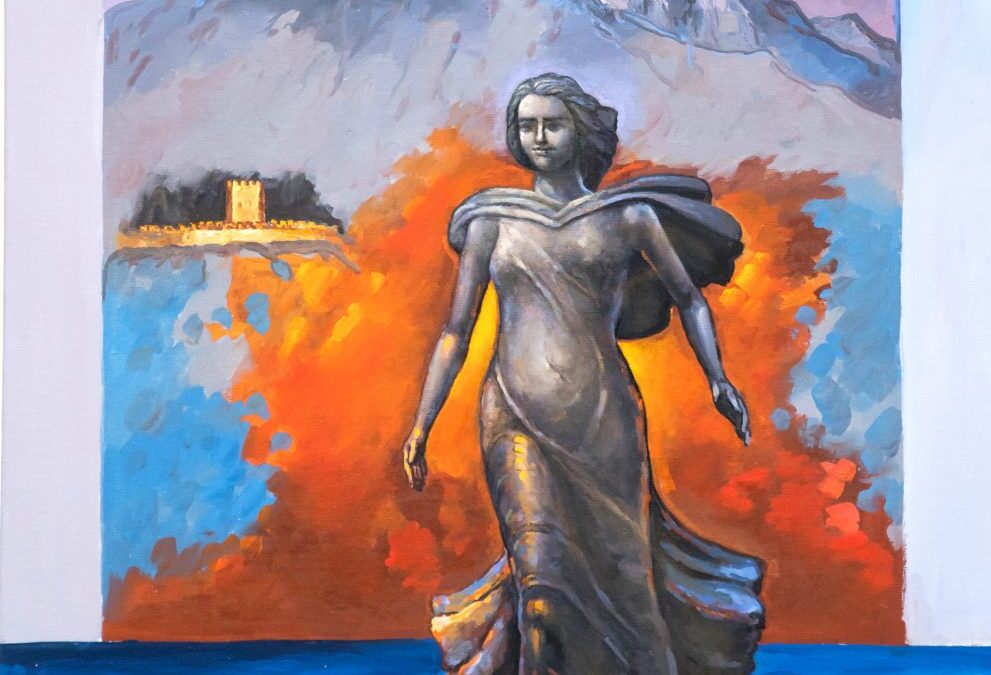 Τοπόσημα της Πιερίας στο μόνιμο έμβλημα του Ημιμαραθωνίου «ΚΑΤΕRINI RUN» – Έργο του καταξιωμένου συμπολίτη μας ζωγράφου Αθ. Σταθακόπουλου
