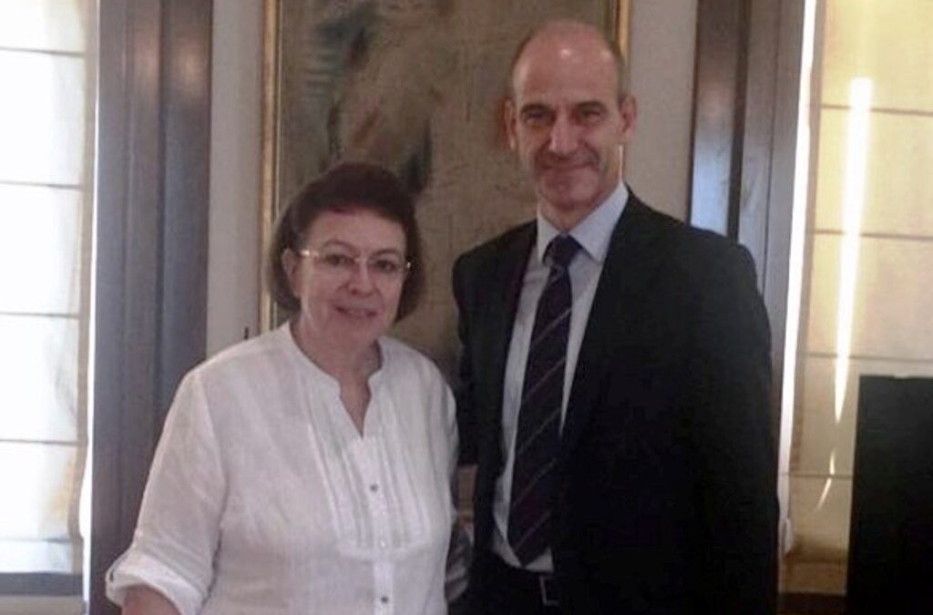 Συνάντηση του Φώντα Μπαραλιάκου με την Υπουργό Πολιτισμού