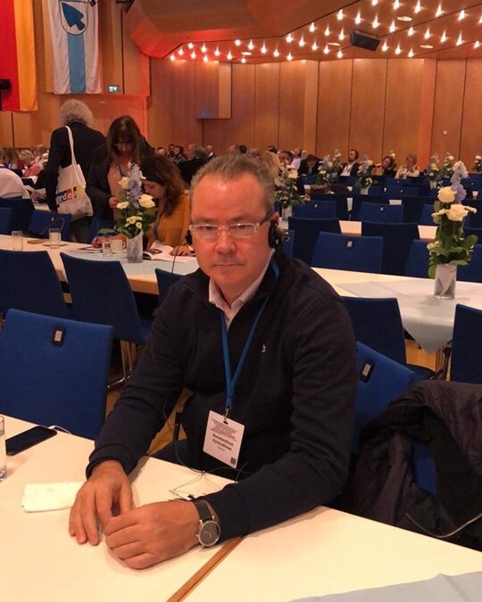 Ο Δήμαρχος Κατερίνης Κώστας Κουκοδήμος στο Έρντιγκ της Βαυαρίας για τις εργασίες της 9ης Ελληνογερμανικής Συνέλευσης