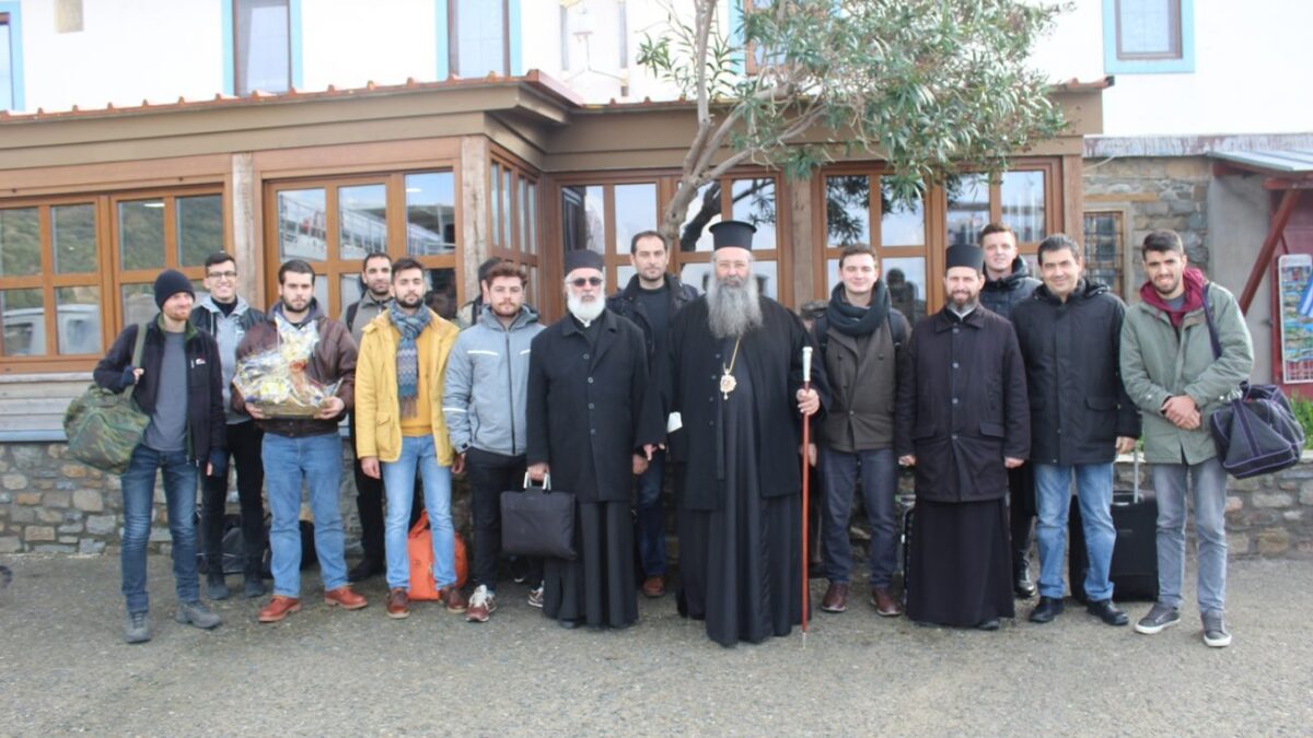 Επίσκεψη-προσκύνημα στο Άγιον Όρος της Ανωτάτης Εκκλησιαστικής Ακαδημίας Θεσσαλονίκης με επικεφαλής τον Μητροπολίτη Κίτρους