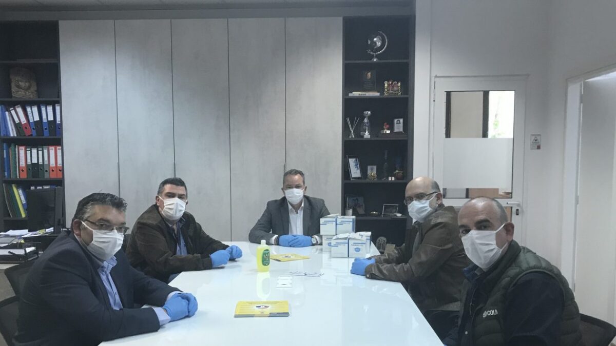 Μάσκες υψηλής προστασίας δώρισε στον οδοντιατρικό σύλλογο Πιερίας ο Δήμος Κατερίνης