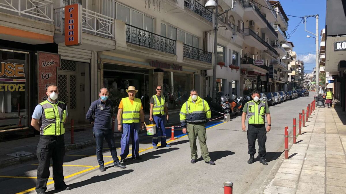 Η Δημοτική Αστυνομία ενημερώνει τους δημότες για τις νέες κυκλοφοριακές ρυθμίσεις στην πόλη της Κατερίνης