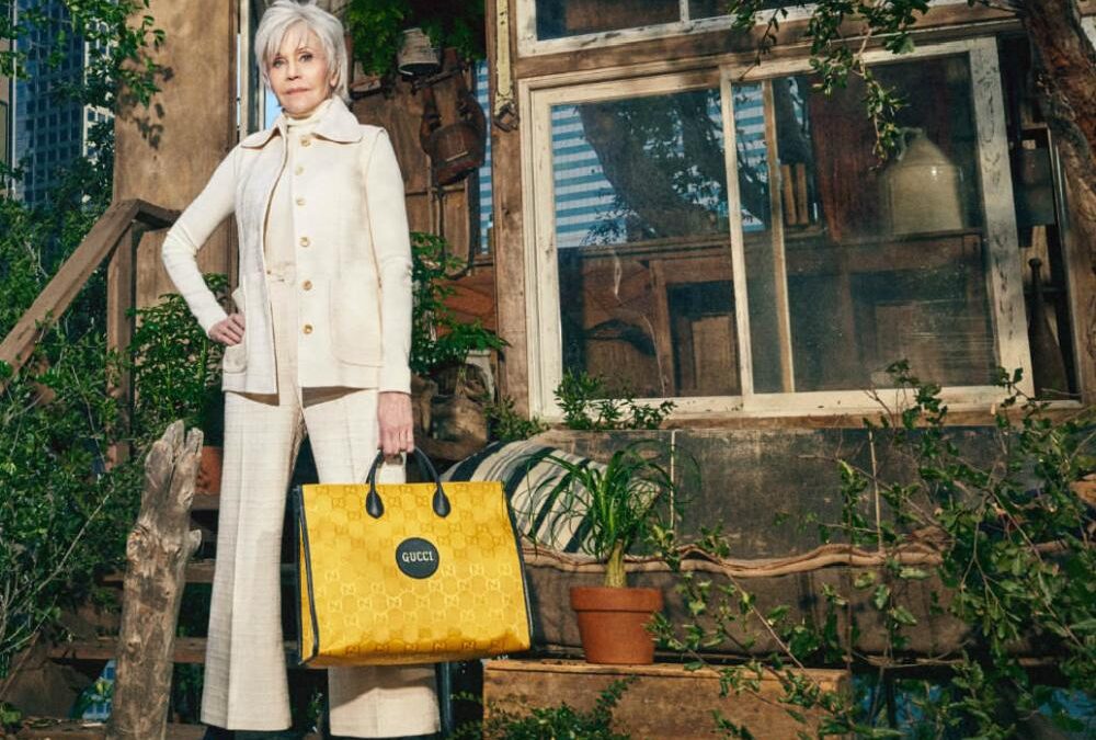 O οίκος Gucci λανσάρει την πρώτη sustainable συλλογή του – Πρωταγωνίστρια η Jane Fonda