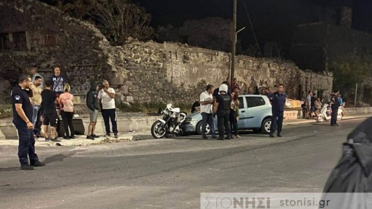 Μυτιλήνη: Αυτοκίνητο έπεσε πάνω σε διαδηλωτές! 6 τραυματίες(ΦΩΤΟ)