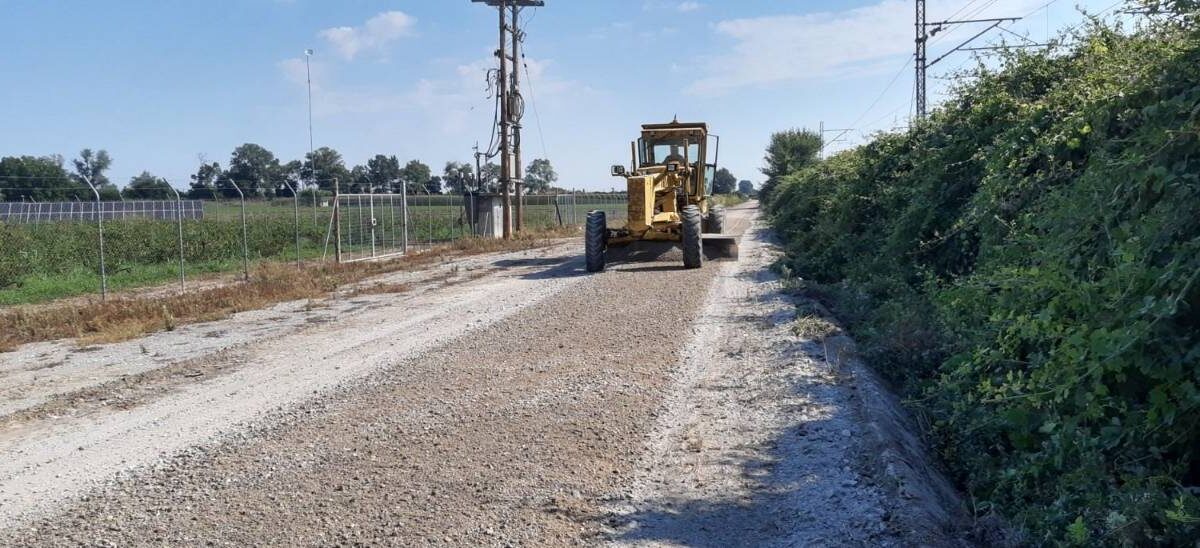 Δήμος Κατερίνης: Βελτιώθηκε η αγροτική οδοποιία στην Περίσταση (ΦΩΤΟ)