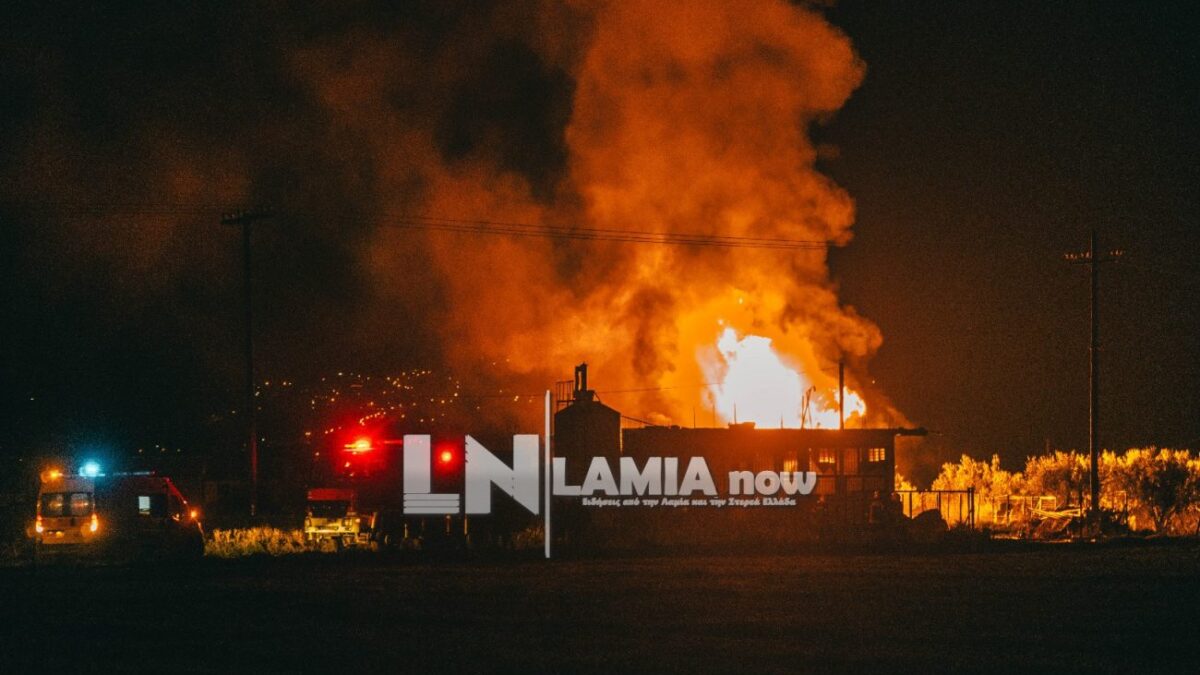 Λαμία: Τραυματίες από έκρηξη στη φωτιά στα Καλύβια – Εκκενώθηκαν σπίτια (ΒΙΝΤΕΟ)