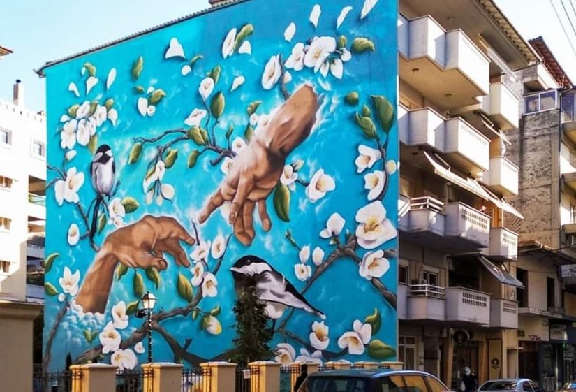 Αρχιτέκτονες-Μηχανικοί Πιερίας: Δεν υπήρξε συγκατάθεση για την τοιχογραφία στην πρ. Οικία Τσαλόπουλου – «Ναι» σε Φεστιβάλ Γκράφιτι