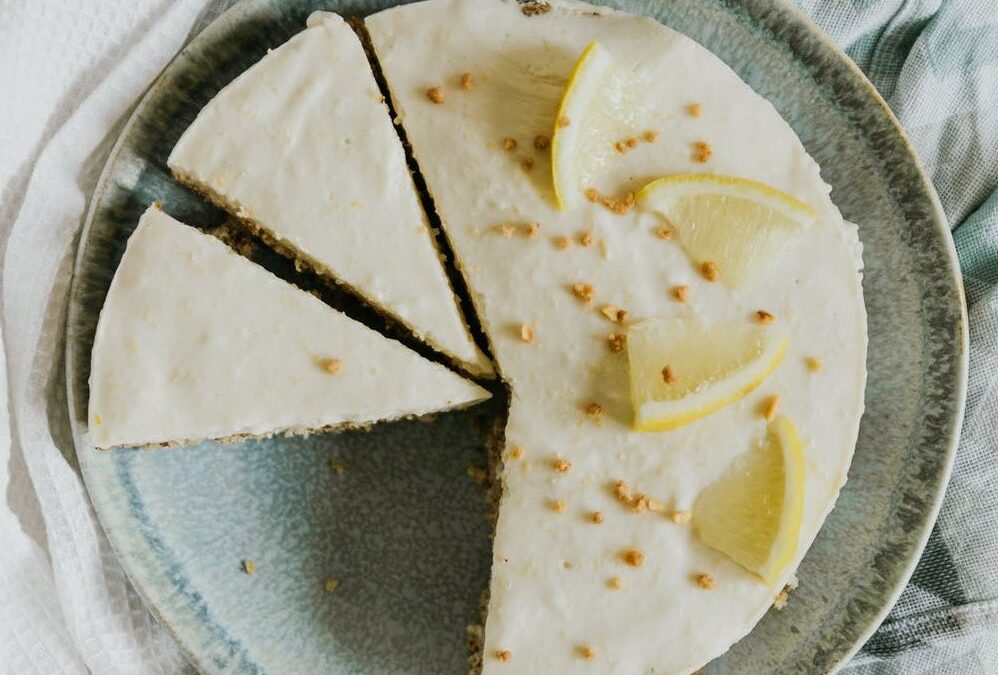 Cheesecake φούρνου λεμόνι-βανίλια