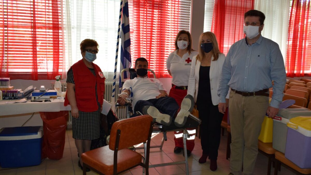 Εθελοντική αιμοδοσία Ελληνικού Ερυθρού Σταυρού Κατερίνης (ΦΩΤΟ)