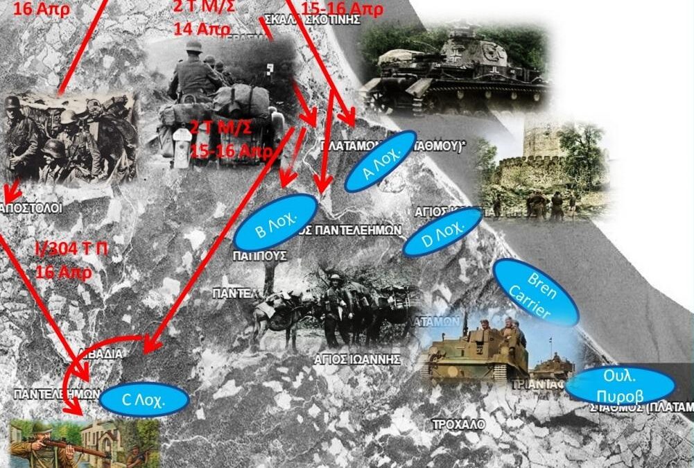 Η Μάχη του Πλαταμώνα, 15-16 Απριλίου 1941: Ένας τόπος μνήμης