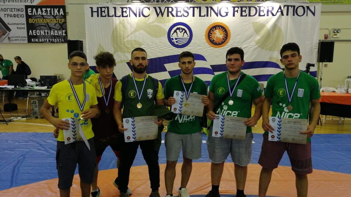 Πρωταθλητής ο Αρχέλαος Κατερίνης στο Πανελλήνιο Πρωτάθλημα Πάλης Παίδων-Κορασίδων 2021