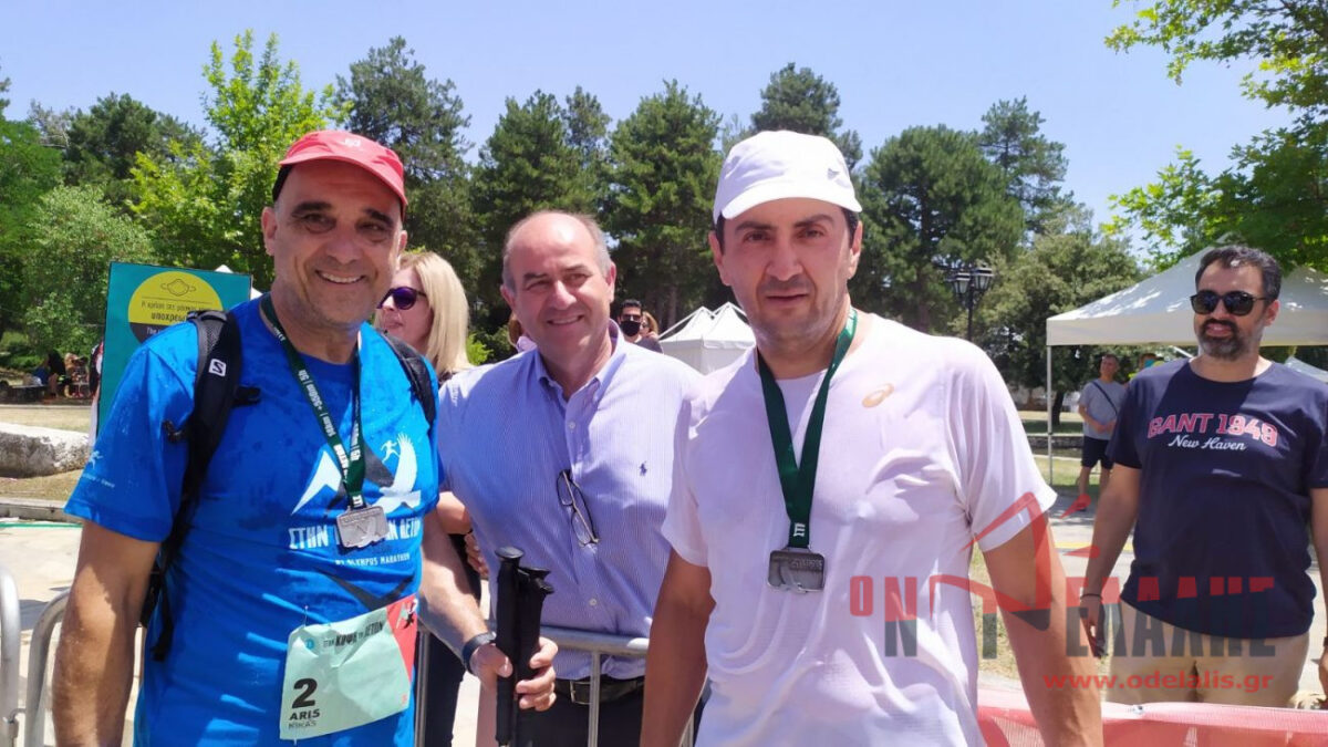 Olympus Marathon: Στον αγώνα «Κόψη των αετών» έτρεξε ο Υφυπ. Αθλητισμού Λευτέρης Αυγενάκης (ΒΙΝΤΕΟ & ΦΩΤΟ)