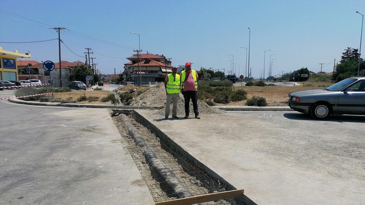 Με ταχείς ρυθμούς η κατασκευή του έργου «Αγωγοί μεταφοράς νερού πόλης Κατερίνης»