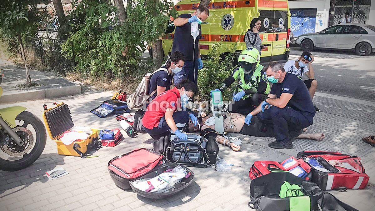 Θεσσαλονίκη: Διασώστες του ΕΚΑΒ επανέφεραν στη ζωή 36χρονο που έπαθε ανακοπή καρδιάς