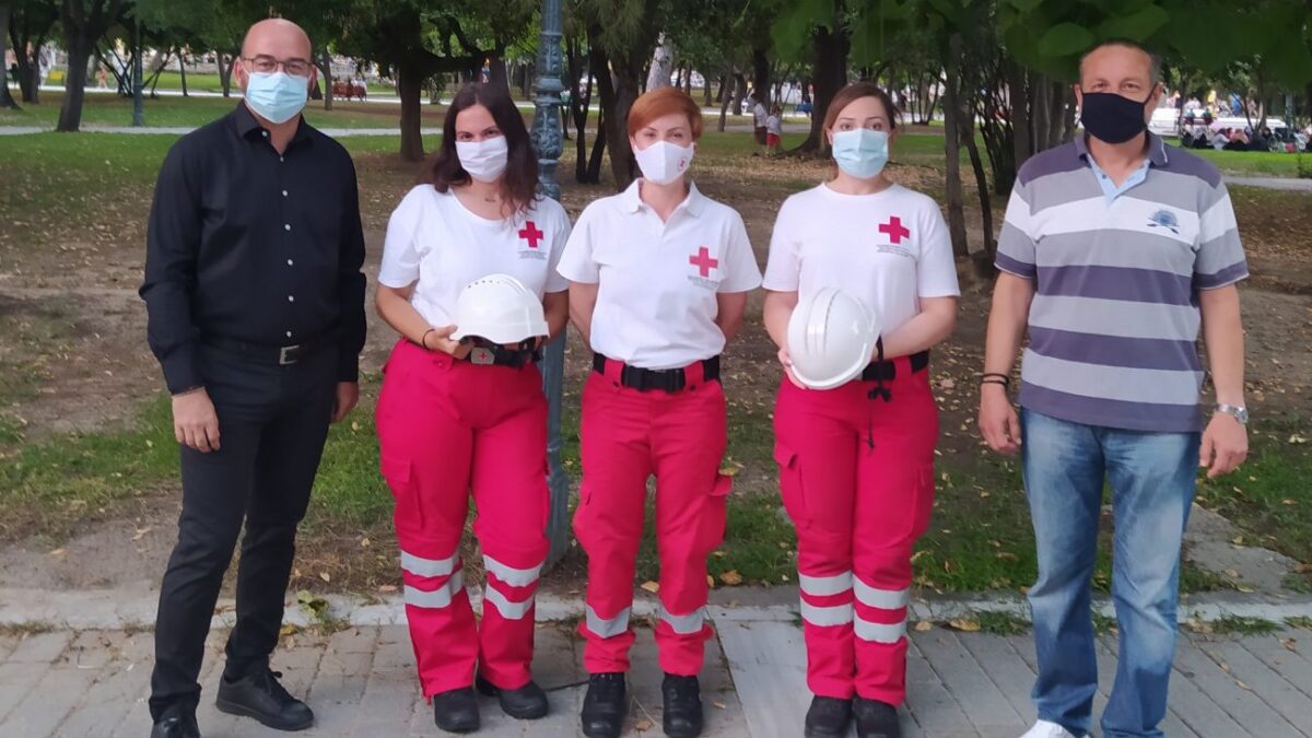 Ευχαριστήριο του Ελληνικού Ερυθρού Σταυρούς Κατερίνης προς την εταιρεία Pieria Fire