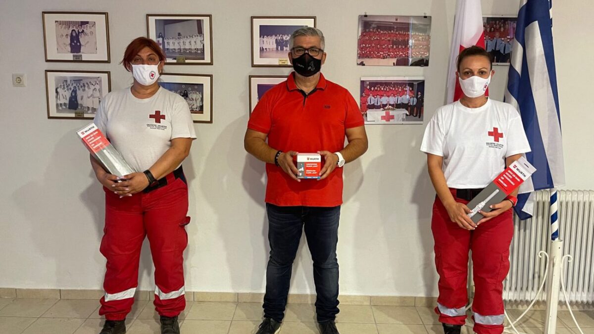 Ευχαριστήριο από το Σώμα Εθελοντών Σαμαρειτών, Διασωστών και Ναυαγοσωστών του Περιφερειακού Τμήματος Κατερίνης του Ελληνικού Ερυθρού Σταυρού