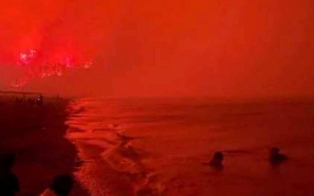 Φωτιά στην Εύβοια: Η παραλία της Αγίας Άννας θύμισε Μάτι – Απεγκλωβίστηκαν δεκάδες άτομα (ΒΙΝΤΕΟ)
