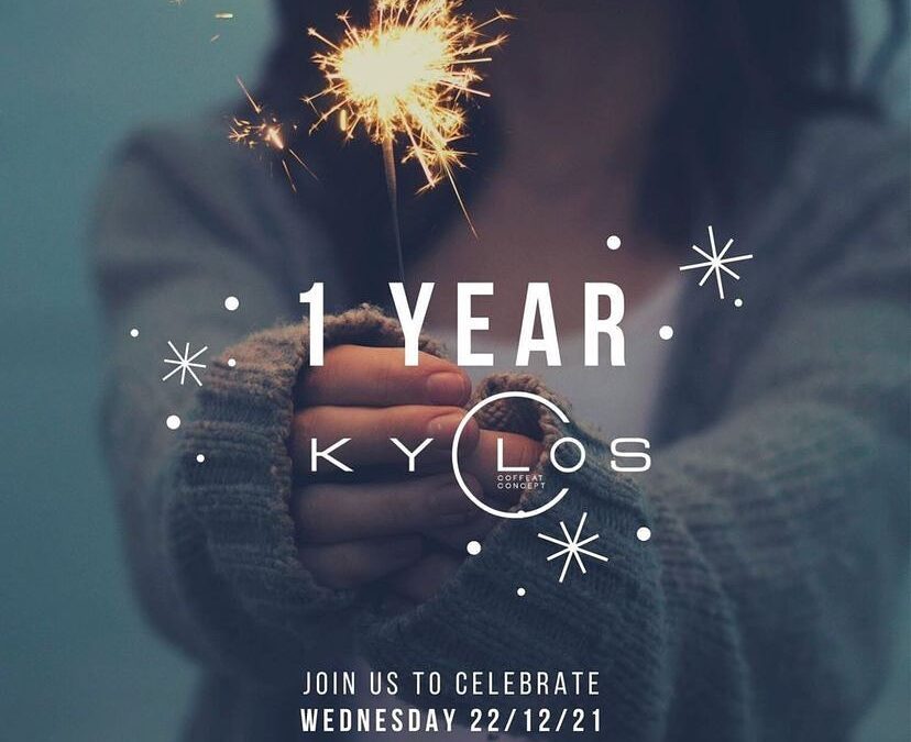 1 year Kyclos coffeat concept﻿ – Join us to celebrate