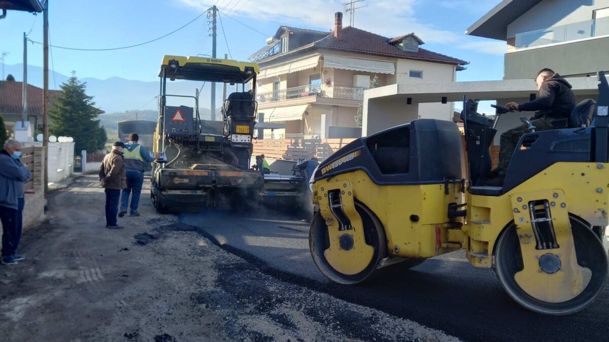 Δήμος Κατερίνης – ΔΕΥΑΚ: Ασφαλτοστρώσεις & βελτίωση του οδικού δικτύου στην Τ.Κ. Μοσχοχωρίου (ΦΩΤΟ)