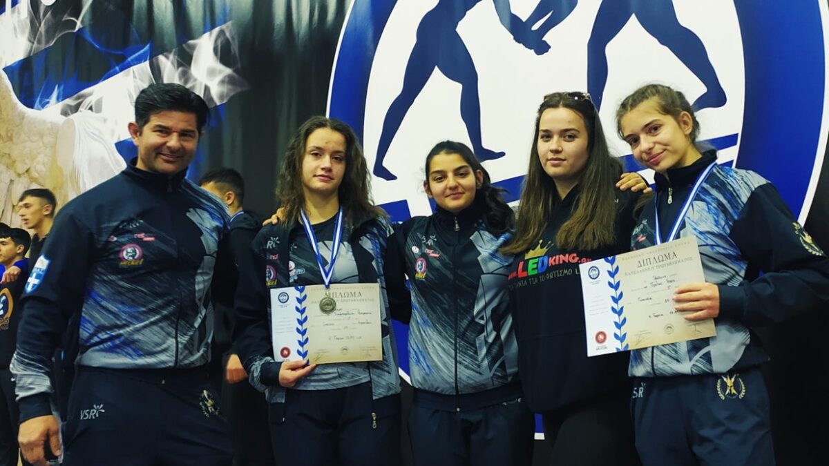 Δύο μετάλλια στο πανελλήνιο πρωτάθλημα πάλης για τα κορίτσια των Ολυμπίων Κατερίνης
