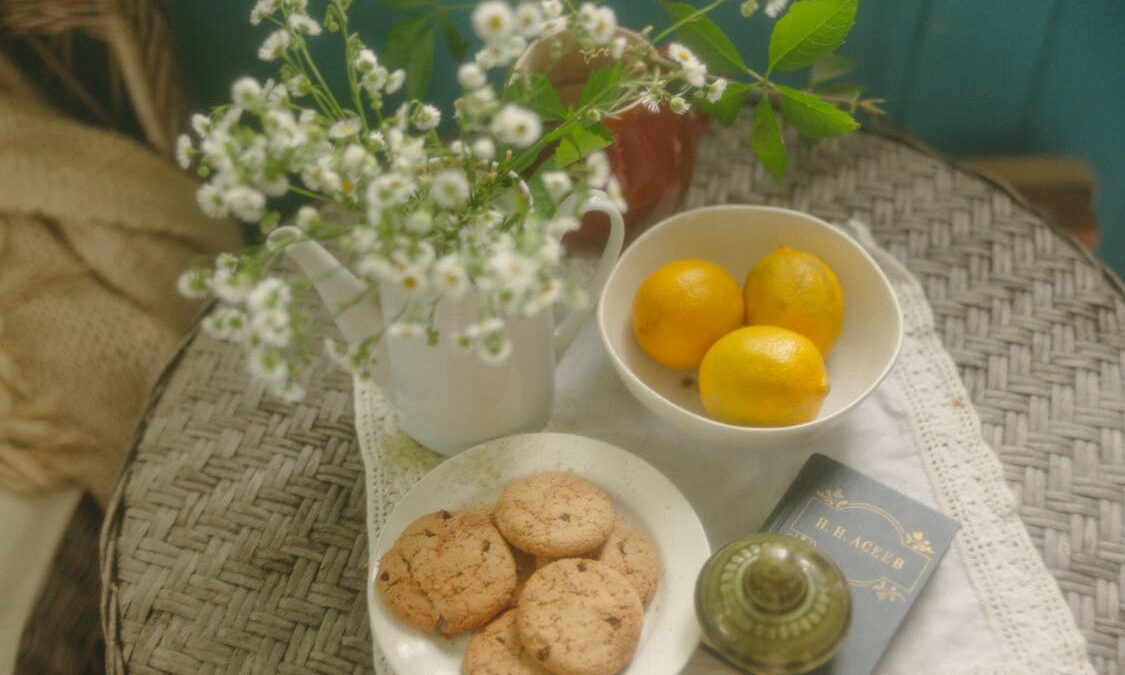 Cookies λεμονιού με αλεύρι φουντουκιού