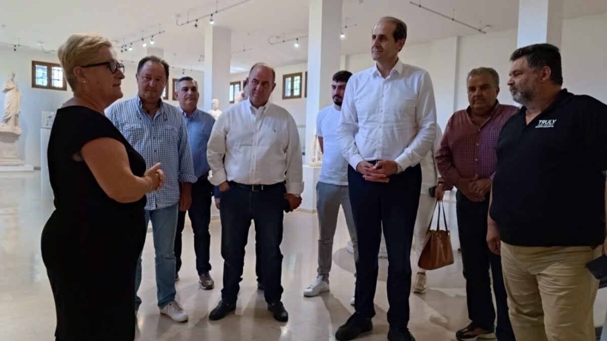 Επίσκεψη του Υφυπουργού Οικονομικών Απόστολου Βεσυρόπουλου στο Δήμο Δίου-Ολύμπου