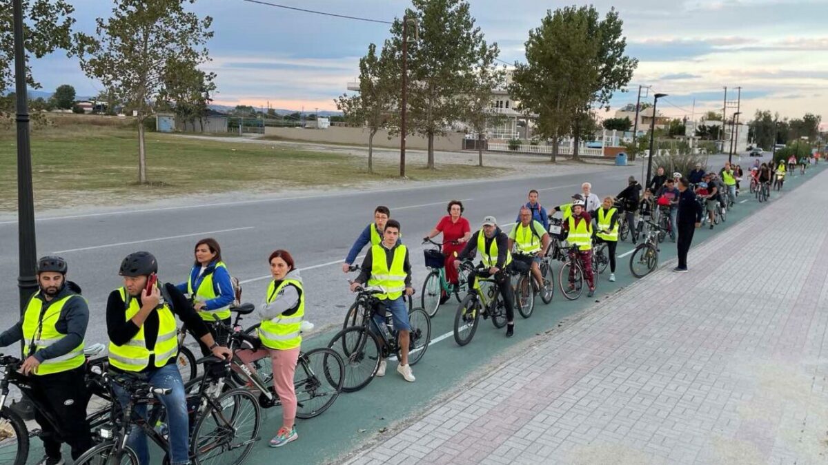 Δήμος Κατερίνης: Ποδηλατοβόλτα στον επίλογο της Ευρωπαϊκής Εβδομάδας Κινητικότητας