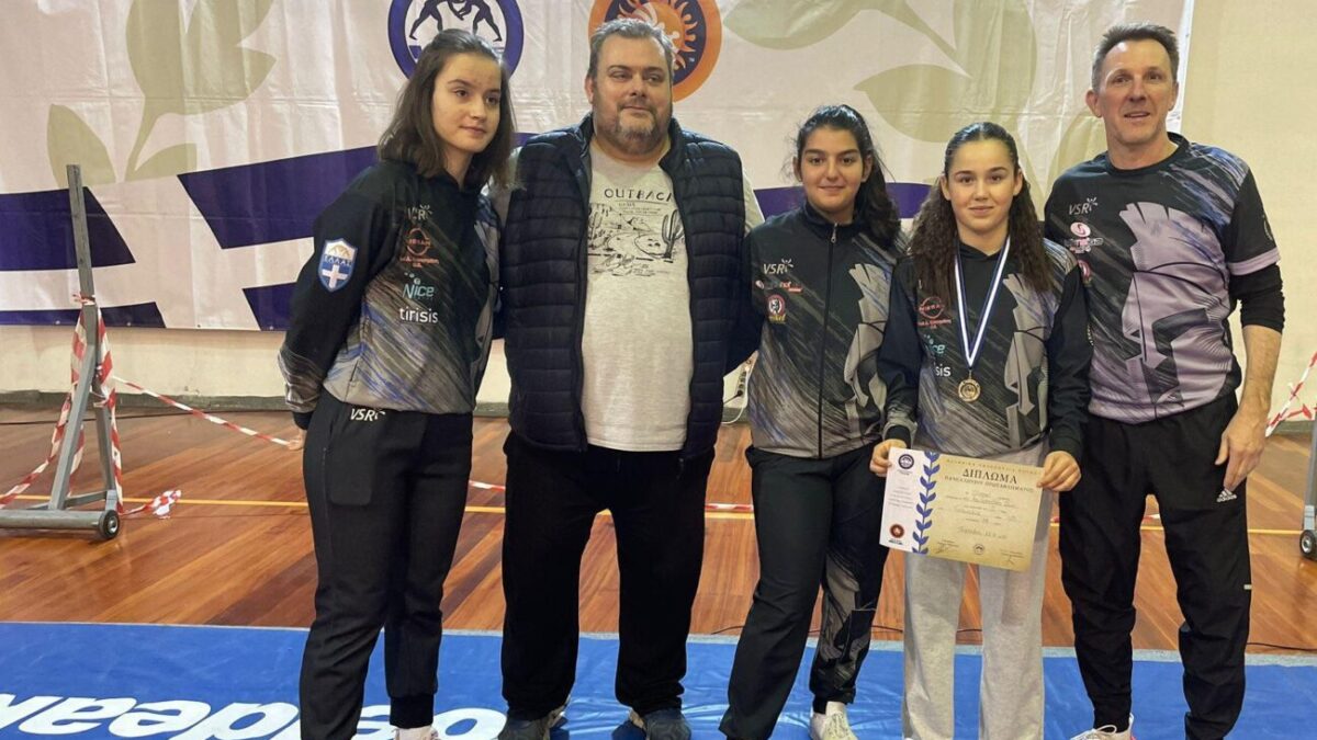 Χρυσή πρωταθλήτρια Ελλάδας στην πάλη η Καϊδοπούλου των Ολυμπίων Κατερίνης