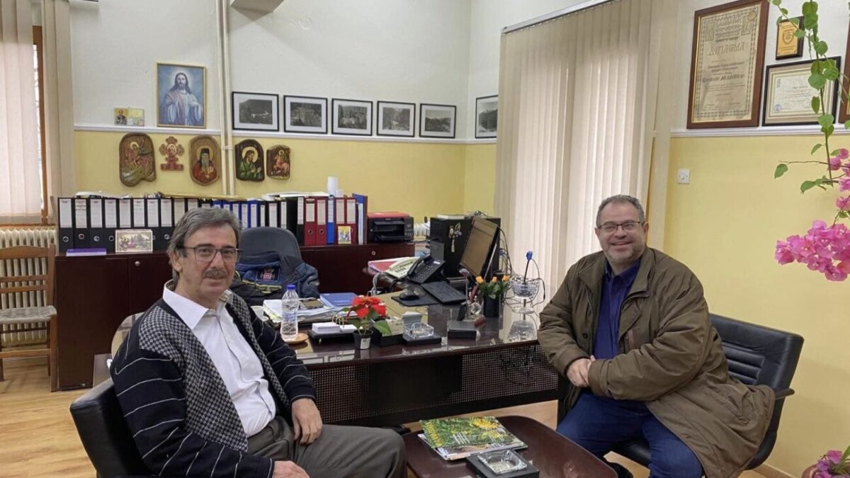 Επίσκεψη Κωνσταντίνου Κουτρούπα στη Διεύθυνση Δασών Πιερίας