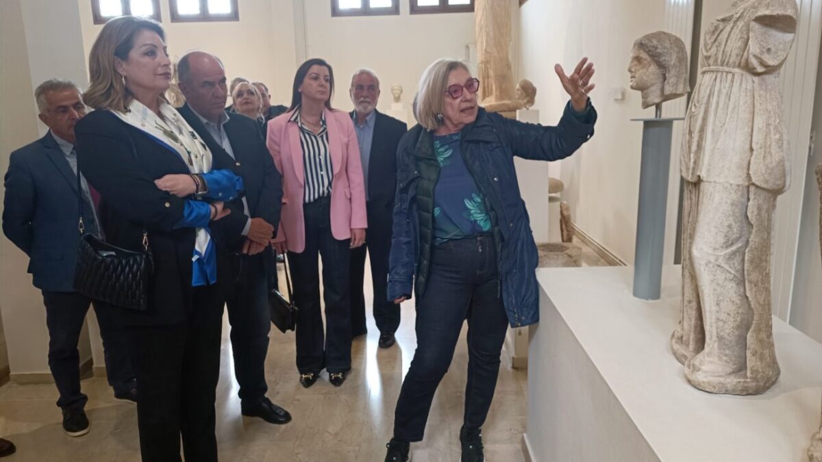 Επίσκεψη της προέδρου του ΕΟΤ Άντζελας Γκερέκου στο Αρχαιολογικό Μουσείο Δίου και το Κέντρο Πληροφόρησης Εθνικού Πάρκου Ολύμπου
