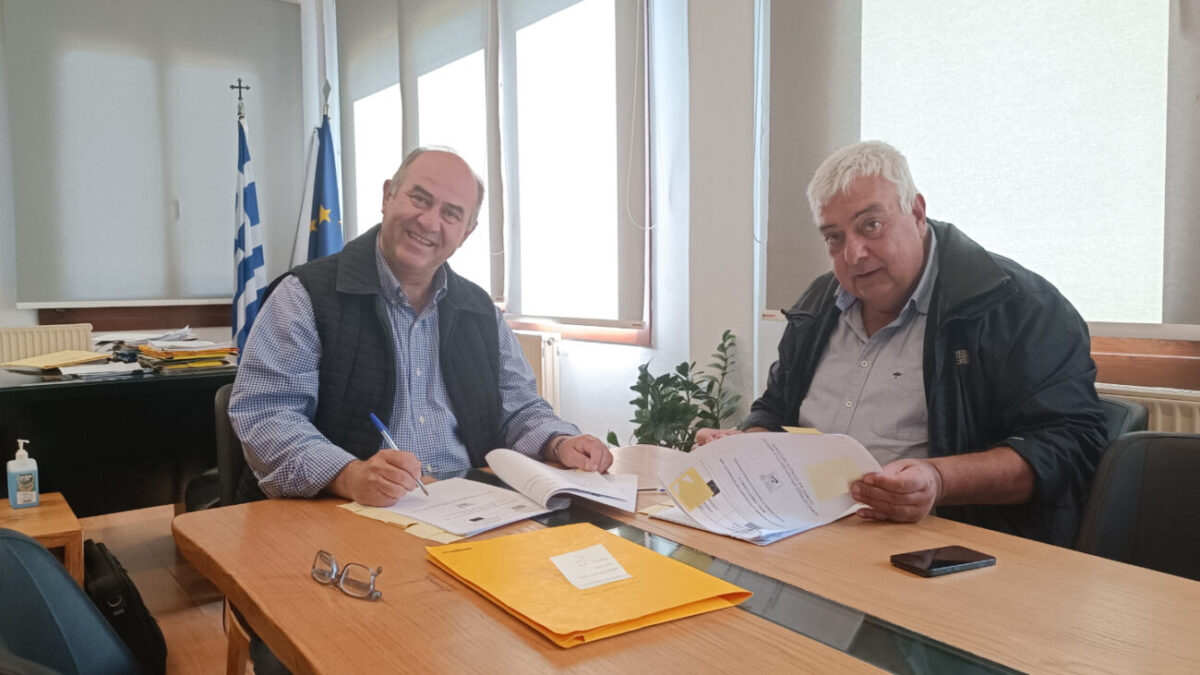 Δήμος Δίου-Ολύμπου: Υπογράφηκε η σύμβαση για έργα αγροτικής οδοποιίας σε κοινότητες του Ανατολικού Ολύμπου, προϋπολογισμού 1 εκατ. ευρώ