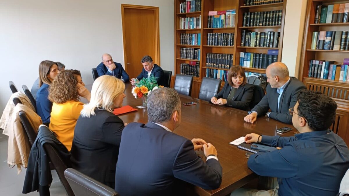 Συνάντηση Φ. Μπαραλιάκου με το ΔΣ του Δικηγορικού Συλλόγου Κατερινής