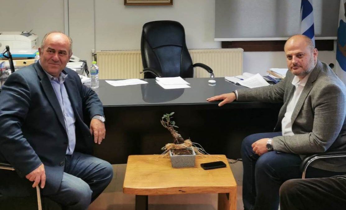 Εποικοδομητική συνάντηση με τον δήμαρχο Δίου – Ολύμπου κ. Γερολιόλιο είχε ο Σάκης Γκούνας