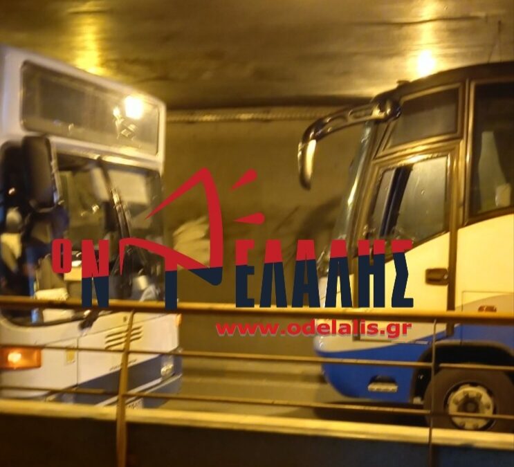 ΣΥΜΒΑΙΝΕΙ ΤΩΡΑ: Σφήνωσε τουριστικό λεωφορείο στην υπογειοποίηση (ΒΙΝΤΕΟ)