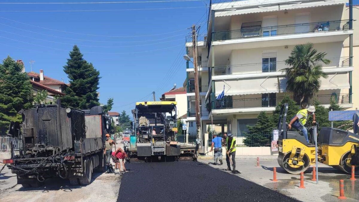 Δήμος Κατερίνης: Ξεκίνησε το μεγαλύτερο έργο αναβάθμισης του οδικού δικτύου